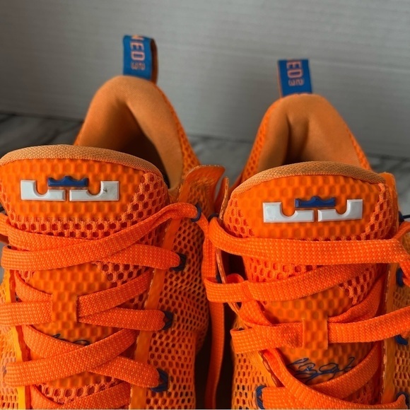 Nike Lebron 12 Low Cavs Classic. Men’s 10. Bright citrus white total orange soar - Picture 8 of 12